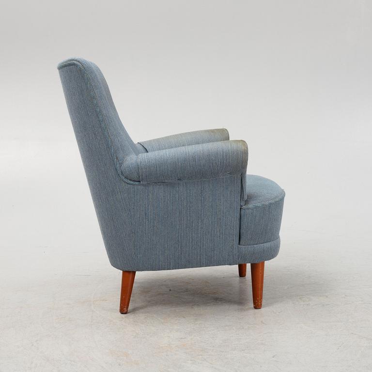 Carl Malmsten, fåtölj, "Hemmakväll", O.H. Sjögren, Tranås, 1900-talets andra hälft.