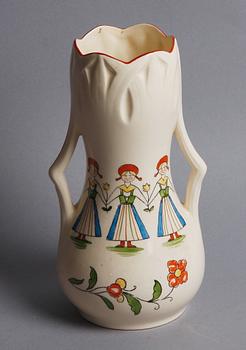 VAS, flintgods, jugend "Daldansen", Rörstrand, 1900-talets början.