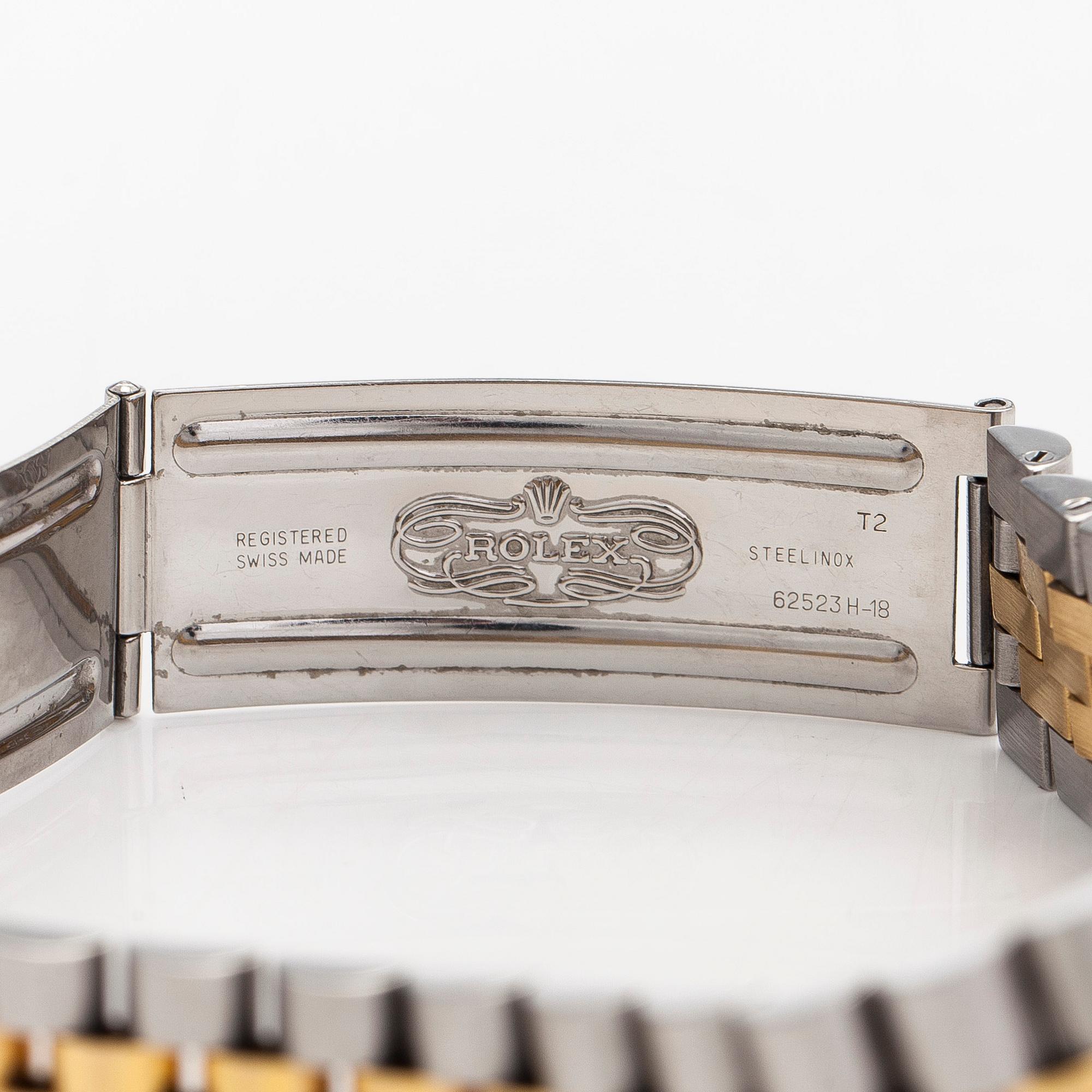 Rolex, Oyster Perpetual, Datejust, "Diamond Dial", armbandsur, 36 mm.