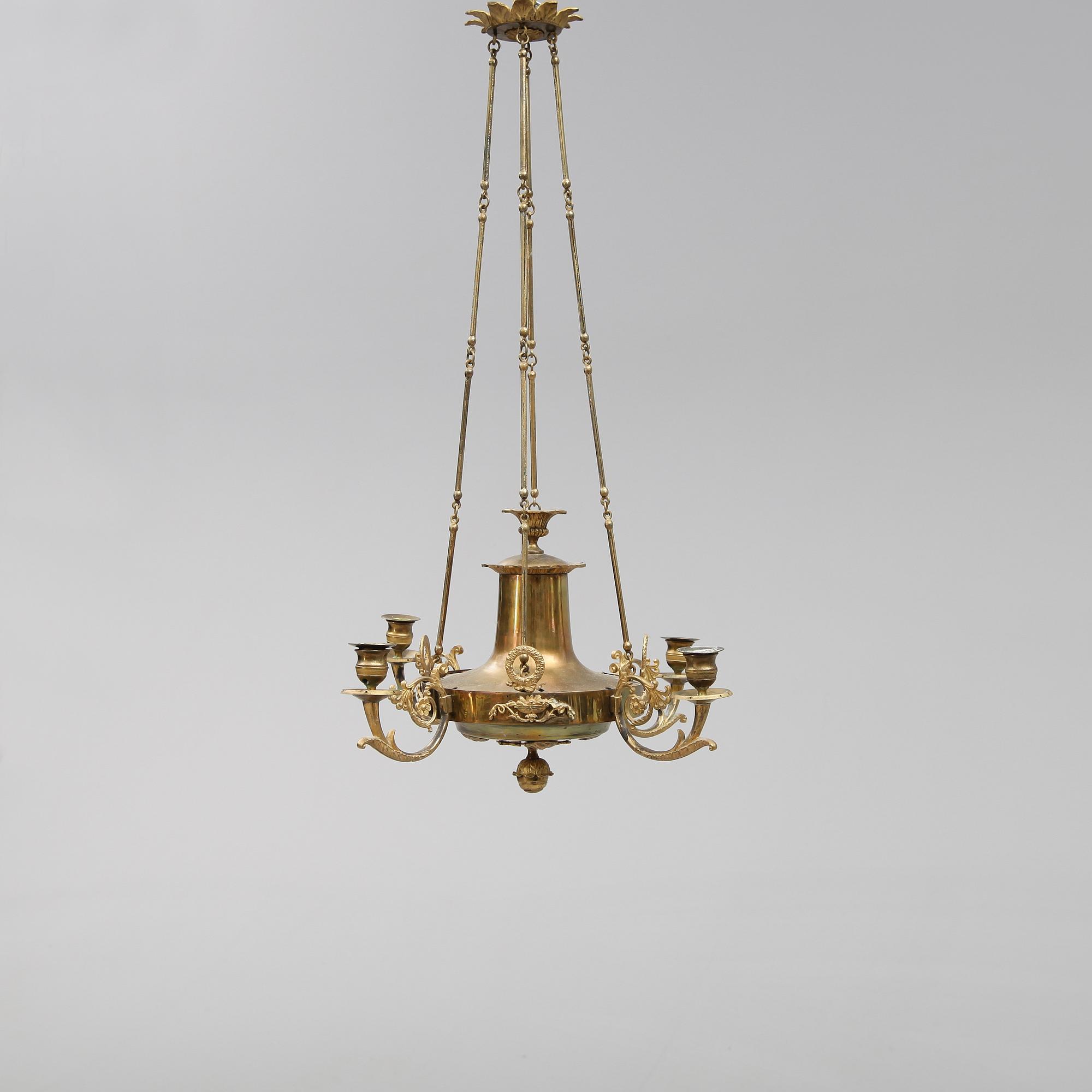 TAKAMPEL, empire, 1800-talets början. Höjd ca 80 cm.