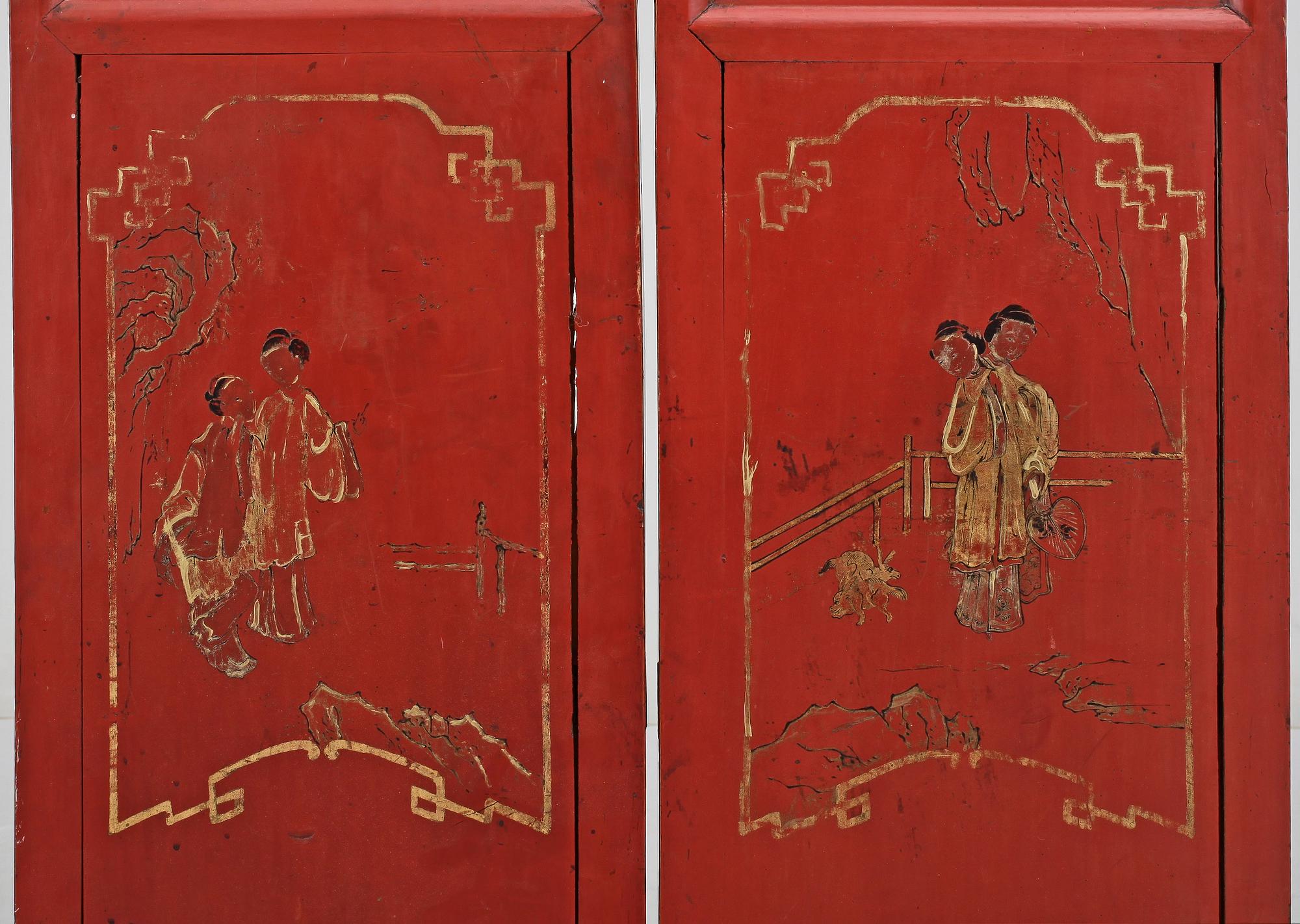 DÖRRAR, ett par, Kina, 1800/1900-tal.