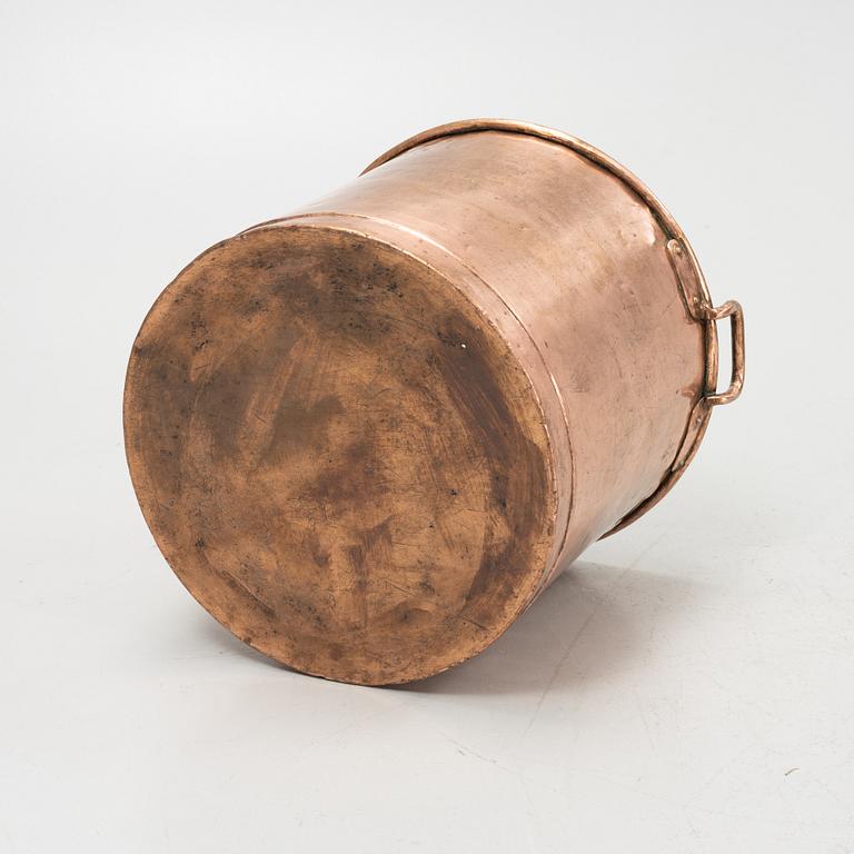 A copper vessel, 19th Century.