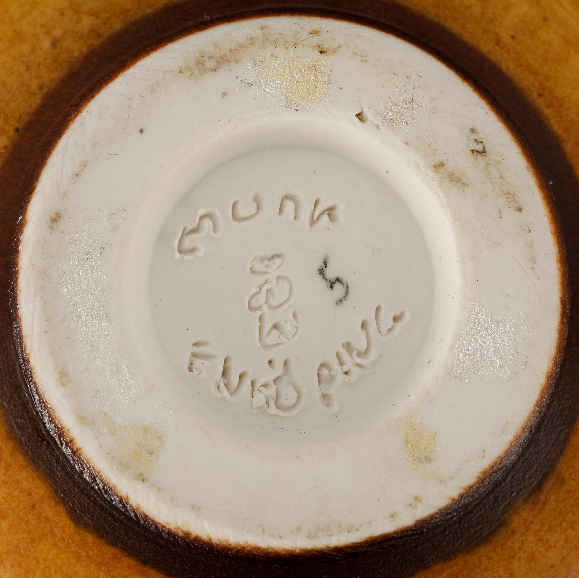 VASER, 2 st, stengods, Munk, Enköping, 1970-tal.