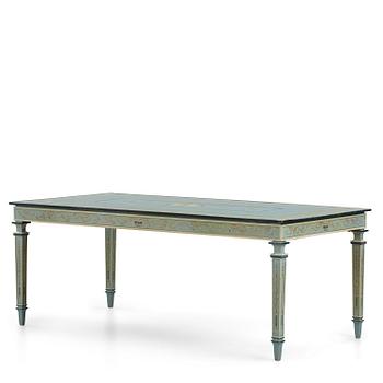 332. Carl Malmsten, a grand Swedish Grace dining table, cabinetmaker Albin Johansson, Stockholm, for Villa Kvikkjokk, 1927.