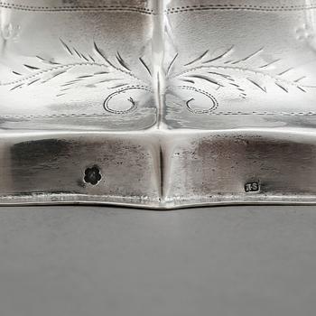 LJUSSTAKE, silver, Österrike-Ungern 1867-1872. Vikt ca 458 gram.