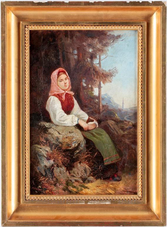 PER DANIEL HOLM, olja på duk. Signerad.