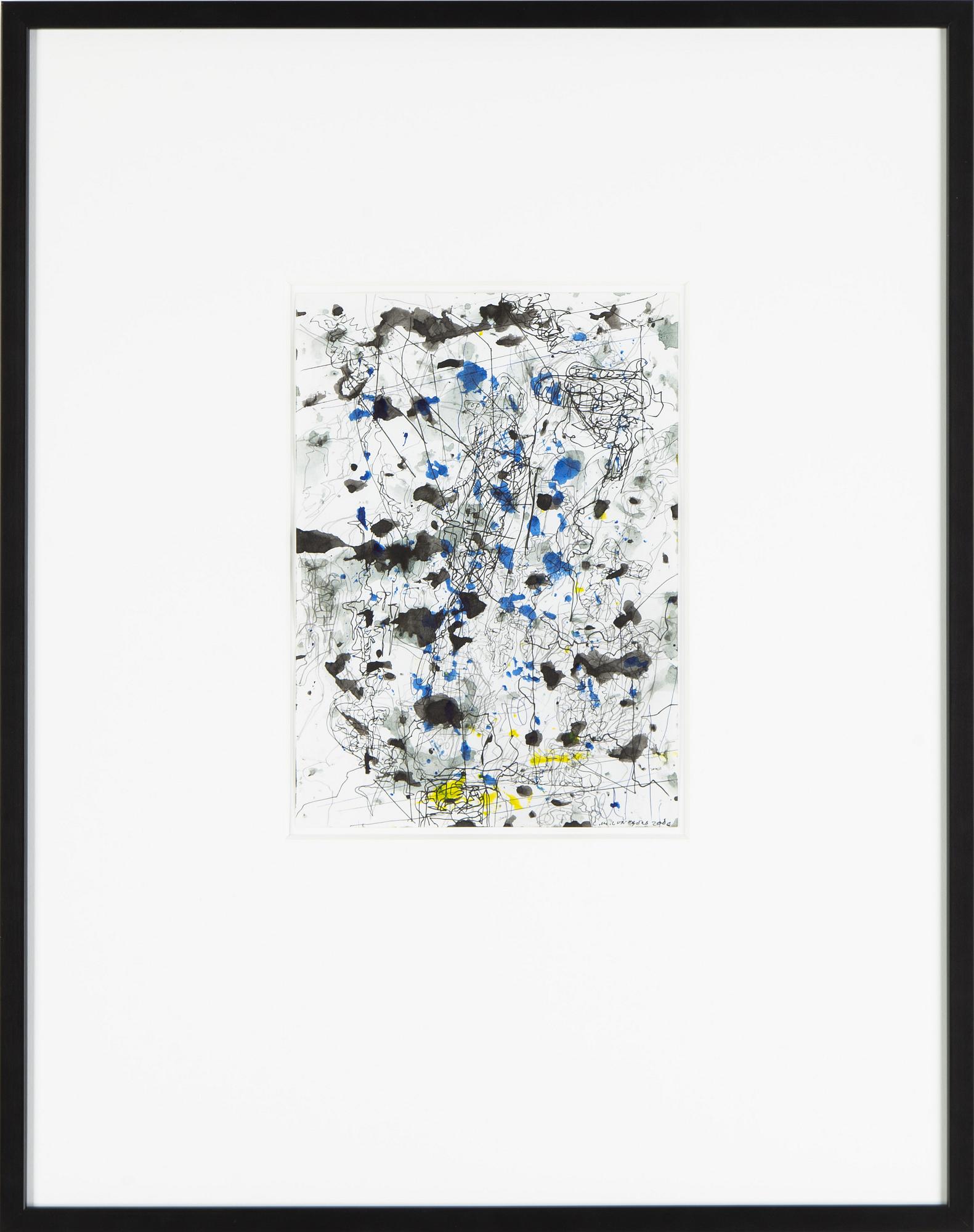 Carl Michael Lundberg, mixed media on paper, signed and dated 2006.