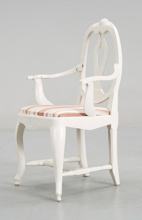 KARMSTOL, rokoko, provins, 1700-tal.