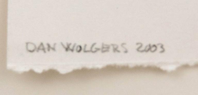 Dan Wolgers, relief print.