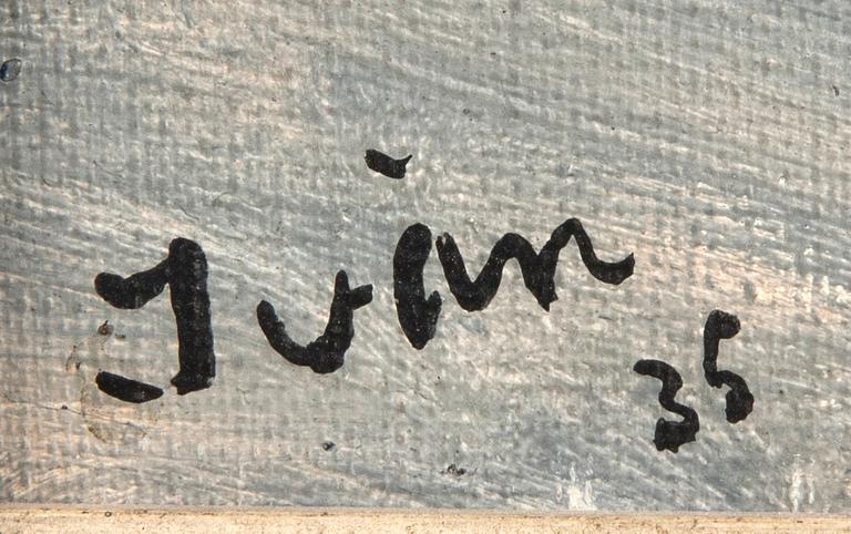 Iván Grünewald, olja på duk signerad.