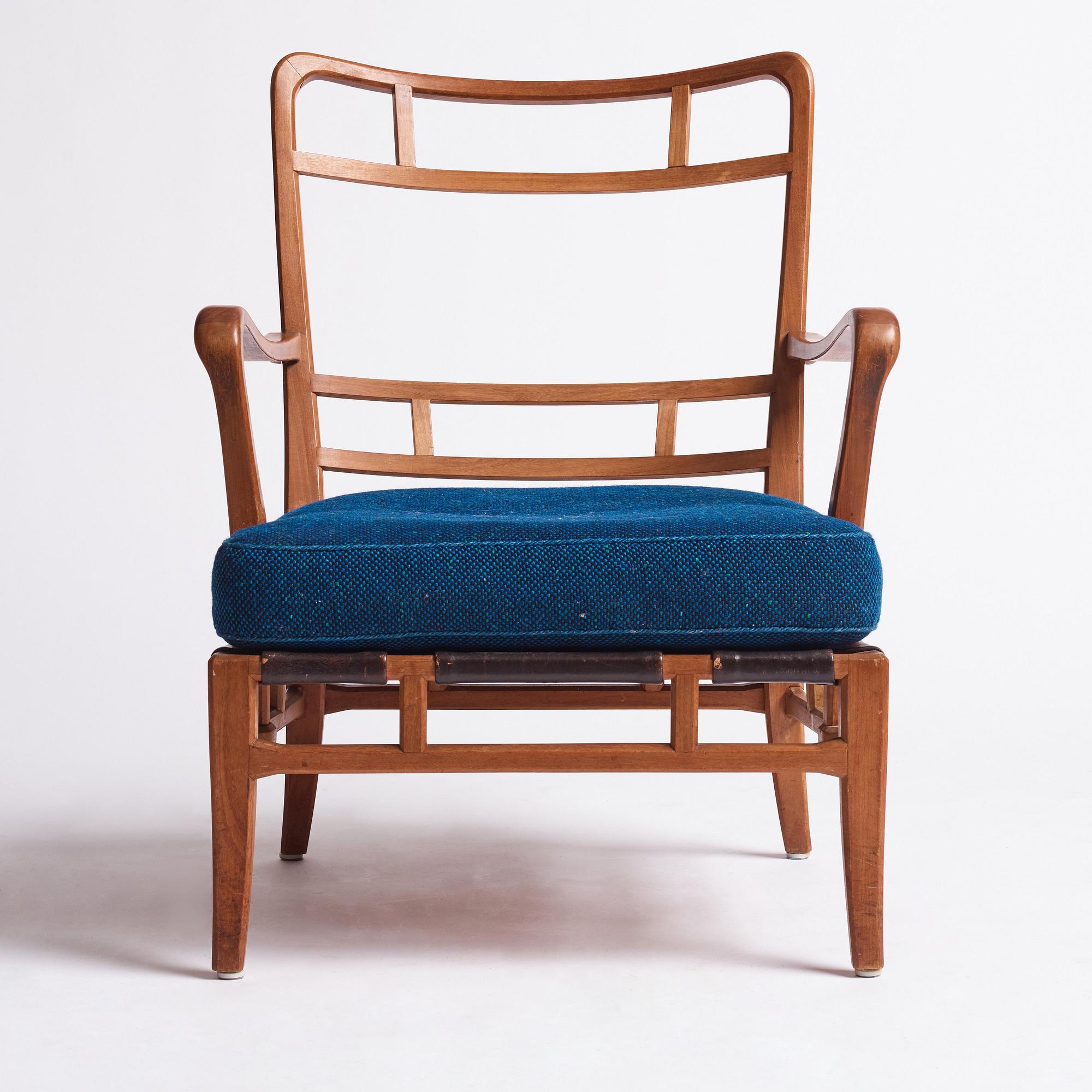 Carl-Axel Acking, an easy chair, "NK Hantverk" Nordiska Kompaniet, 1940s. Provenance Carl Axel Acking.