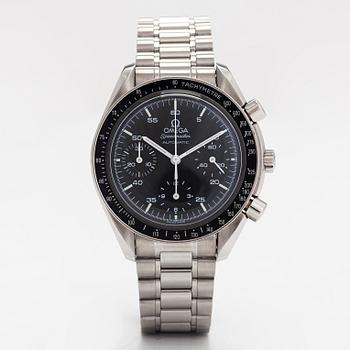 Omega, Speedmaster, Reduced, kronografi, rannekello, 39 mm.