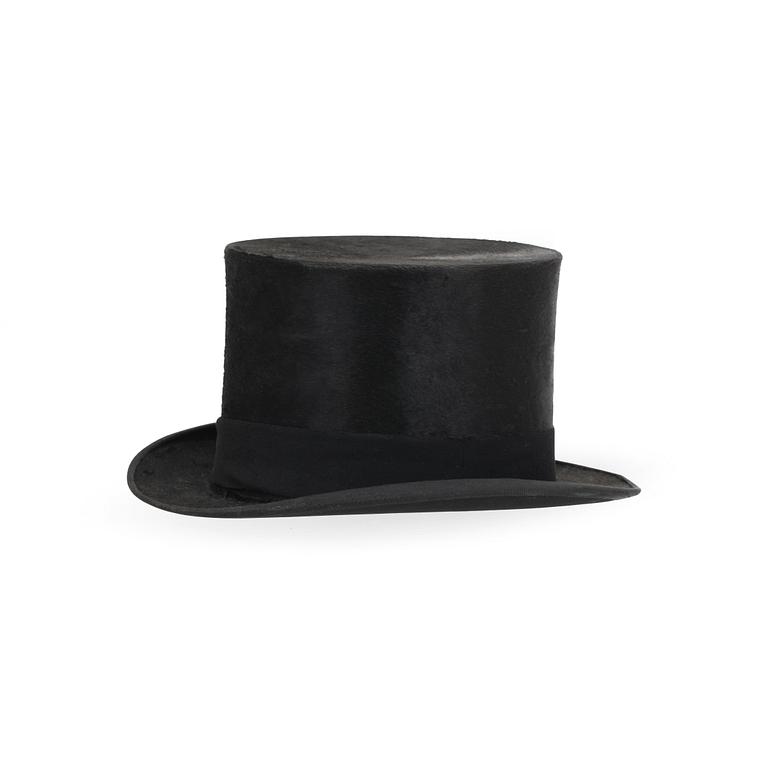 BEST QUALITY, a black felt hat, "the city hat", 1930/40s.