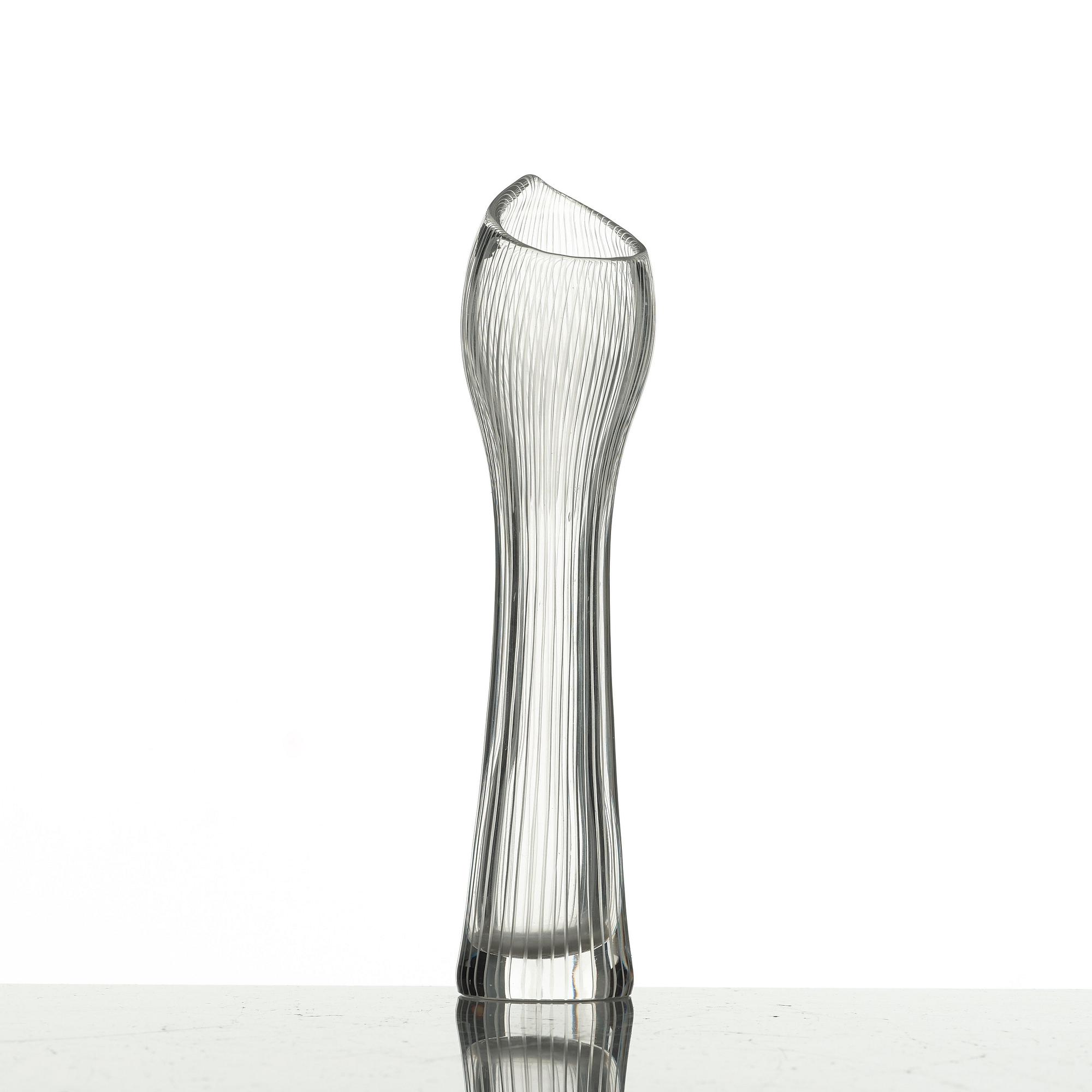 Tapio Wirkkala, TAPIO WIRKKALA, a set of three pieces of art glass, Iittala, Finland 1950's.