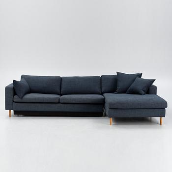 Glismand & Rüdiger, bäddsoffa med schäslong, "Scandinavia", Bolia.