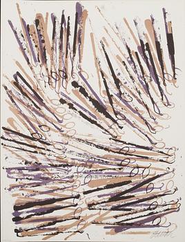 FERNANDEZ ARMAN, mapp med 5 färglitografier, signerade och numrerade 100/250.