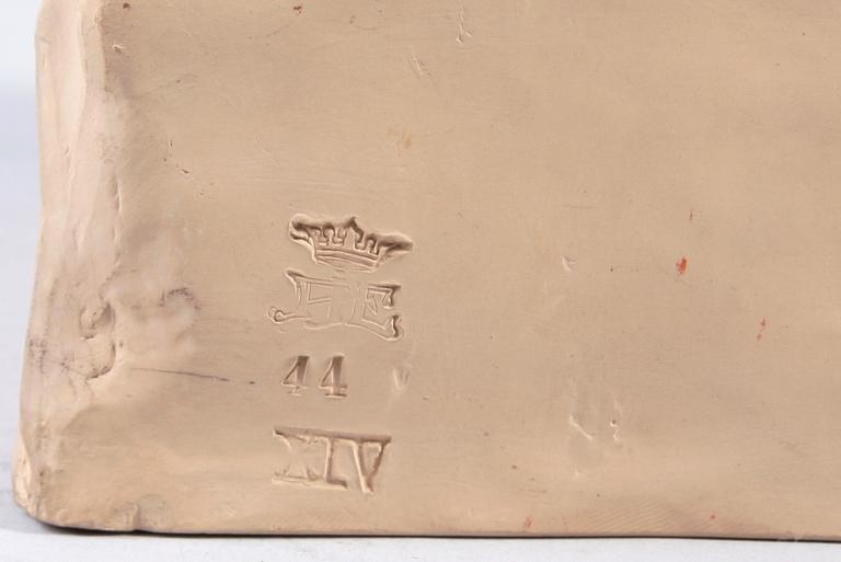 FIGURIN, lergods, P. Ipsens Enke, Köpenhamn tidigt 1900-tal.