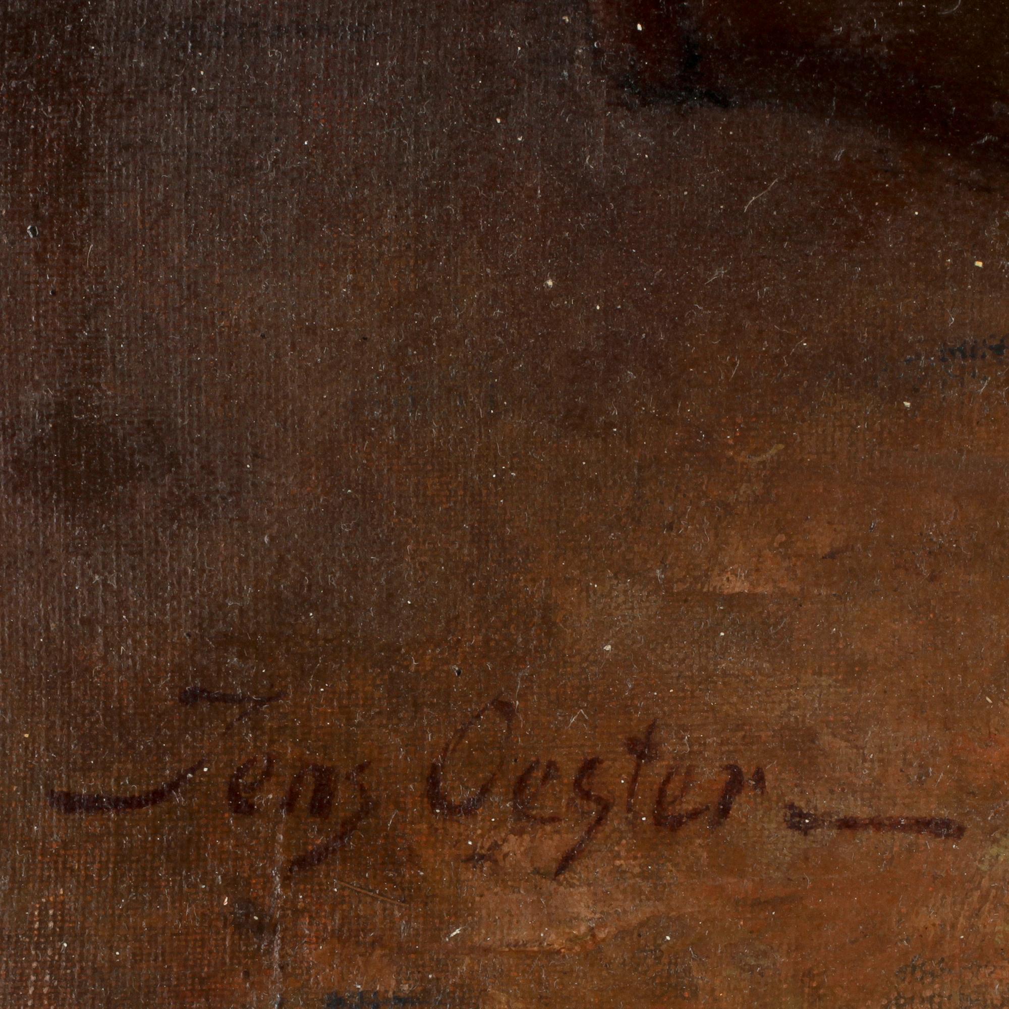 OKÄND KONSTNÄR, olja på duk, 1900-talets första hälft.