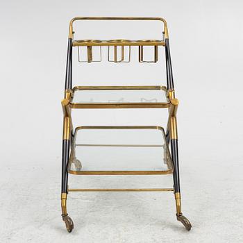 Cesare Lacca, serving cart, Italy 1950s.