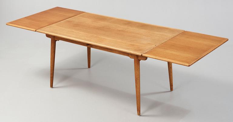 HANS J WEGNER, matbord, "AT 312", Andreas Tuck samt stolar, 4 st, C M Madsens Fabriker, Danmark 1950-60-tal.