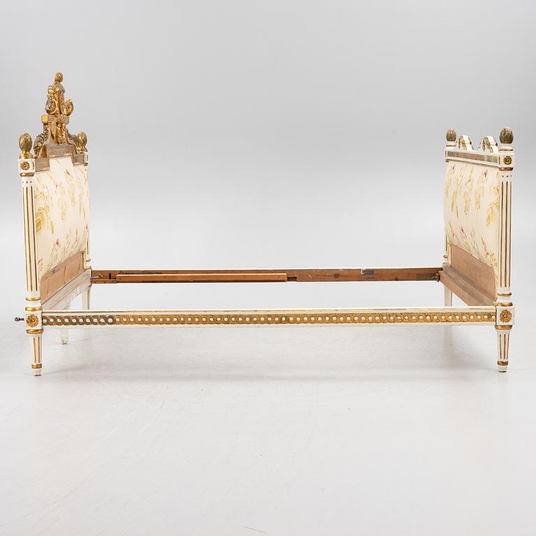 Säng, tillskriven Erik Öhrmark (mästare i Stockholm 1777-1813), Gustaviansk.