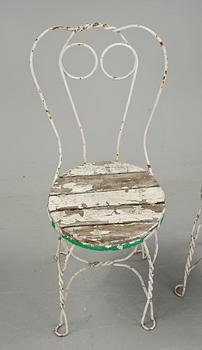 CAFÈSTOLAR, 4 st. 1900-talets andra kvartal.