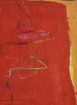 CO Hultén, gouache, signed and executed in the 1950s.