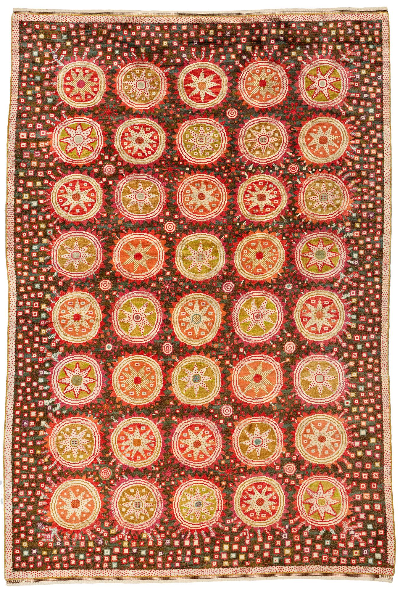 Ann-Mari Lindbom, gift Forsberg, MATTO, Ann-Mari Lindbom, AB MMF, ca 401,5 x 274,5 cm.