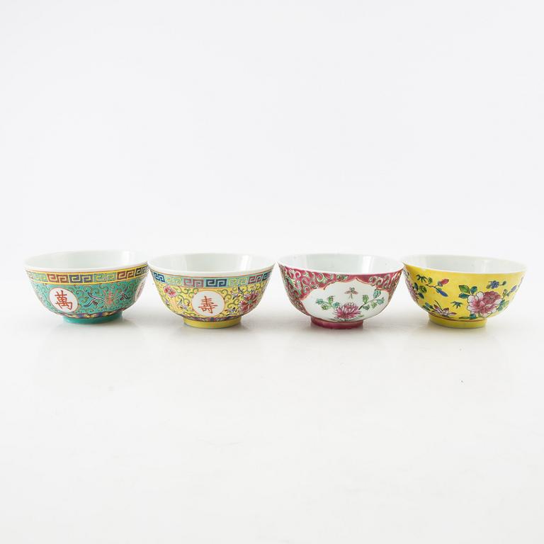 Bowls/cups China 18th-20th century porcelain.