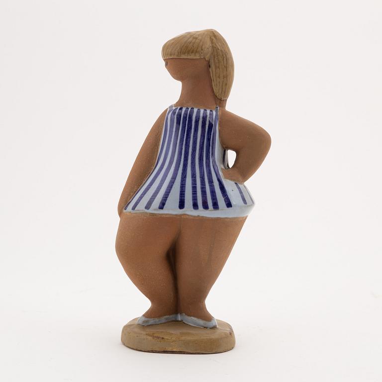 Lisa Larson, a 'Dora' stoneware figurine from 'ABC-flickorna', Gustavsberg.