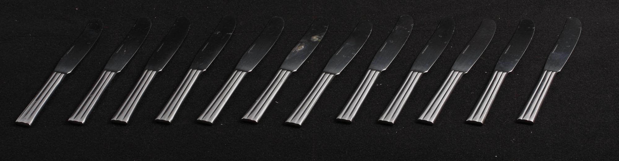 BESTICKSERVIS, 106 delar. Rostfri. Thebe, Folke Arström, Gense.