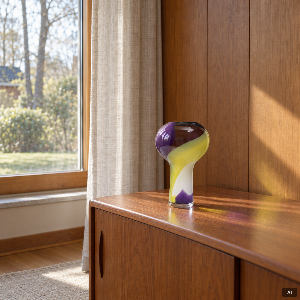 Gunnel Sahlin, vas, "Sun Vase", Kosta Boda.
