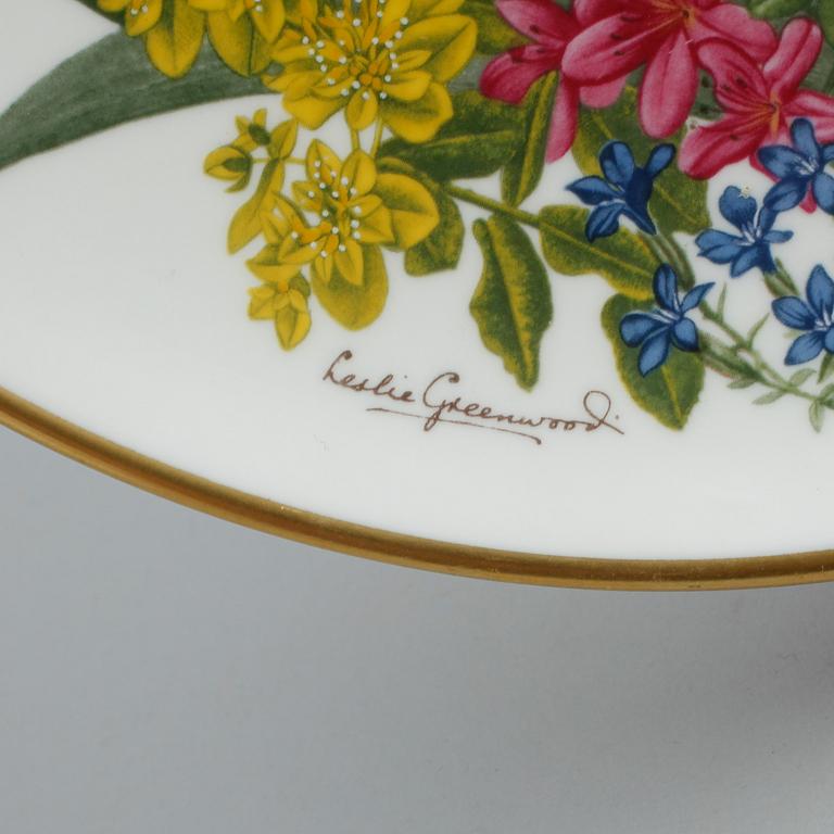 TALLRIKAR, 12 st. Porslin. Franklin Porcelain Wedgwood England. 1977-78.