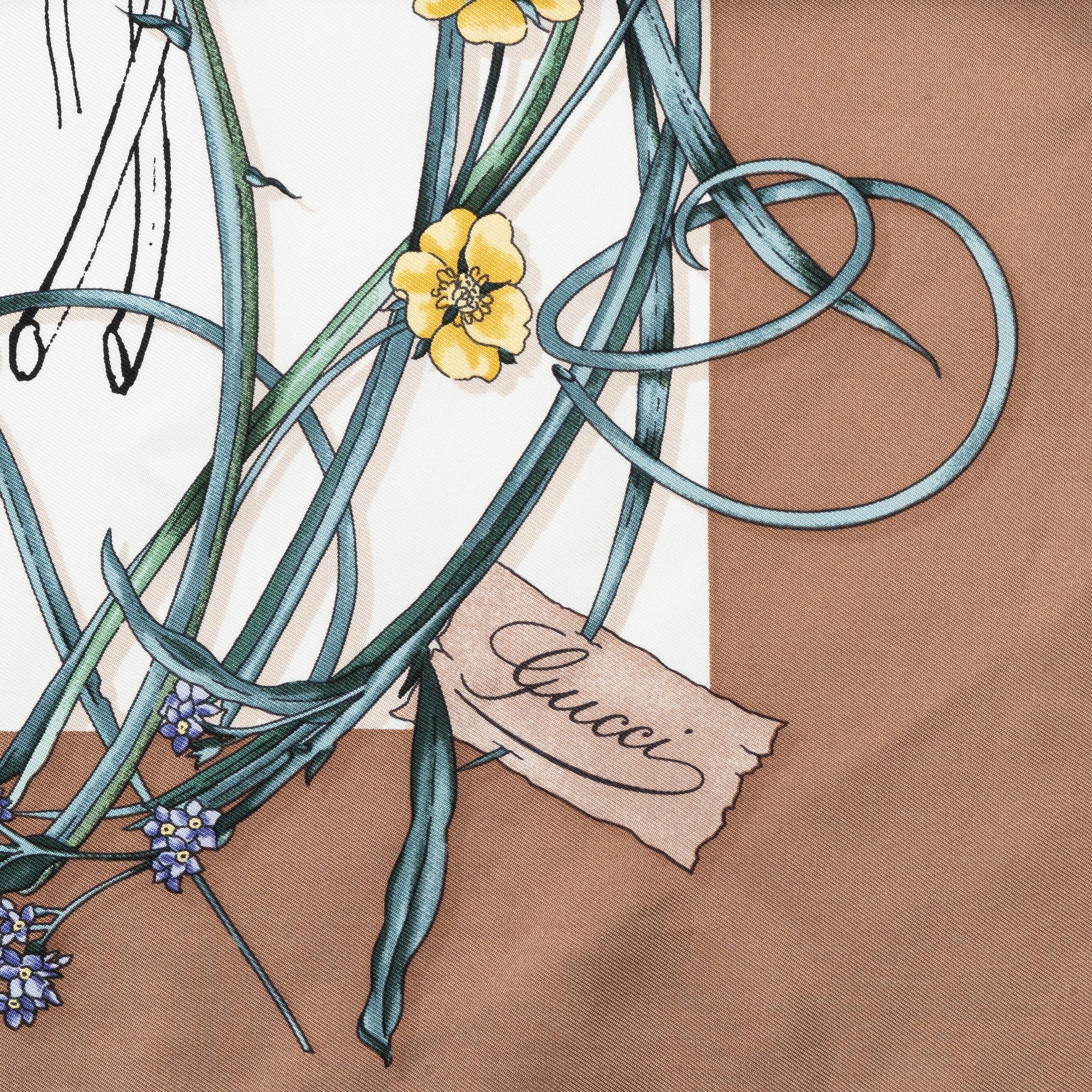 Gucci, scarf, "Flora".