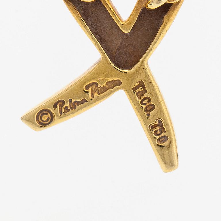 Tiffany & Co, Paloma Picasso, halsband, "X Kiss", 18K guld.