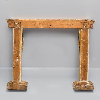 A Swedish Empire console table, early 19th century.