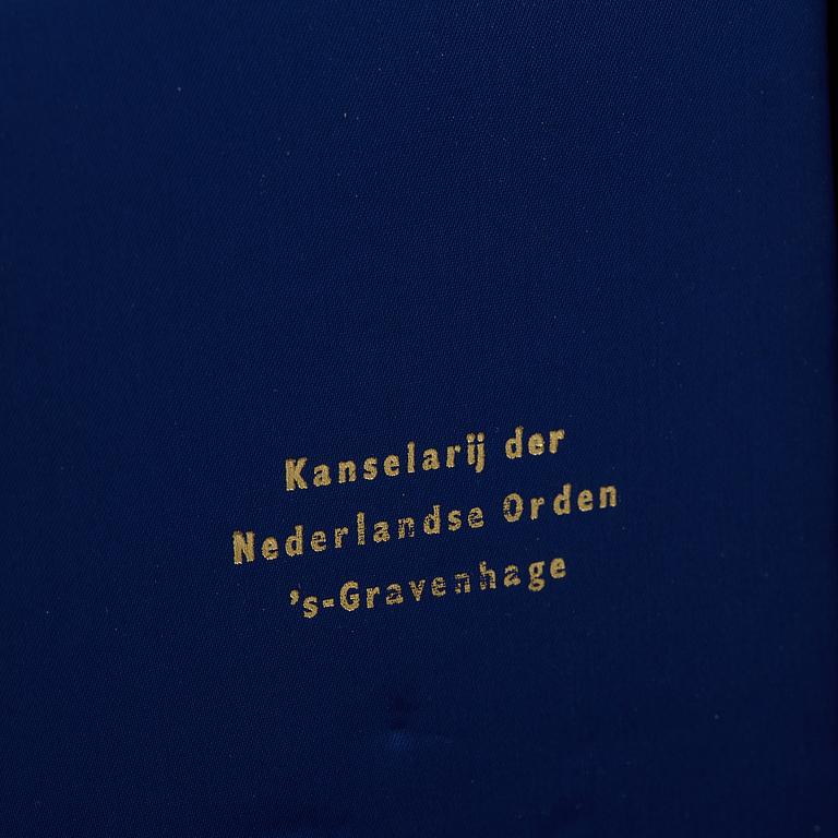 ORANIE-NASSAU ORDEN, Nederländerna, kommendörskors med svärd.