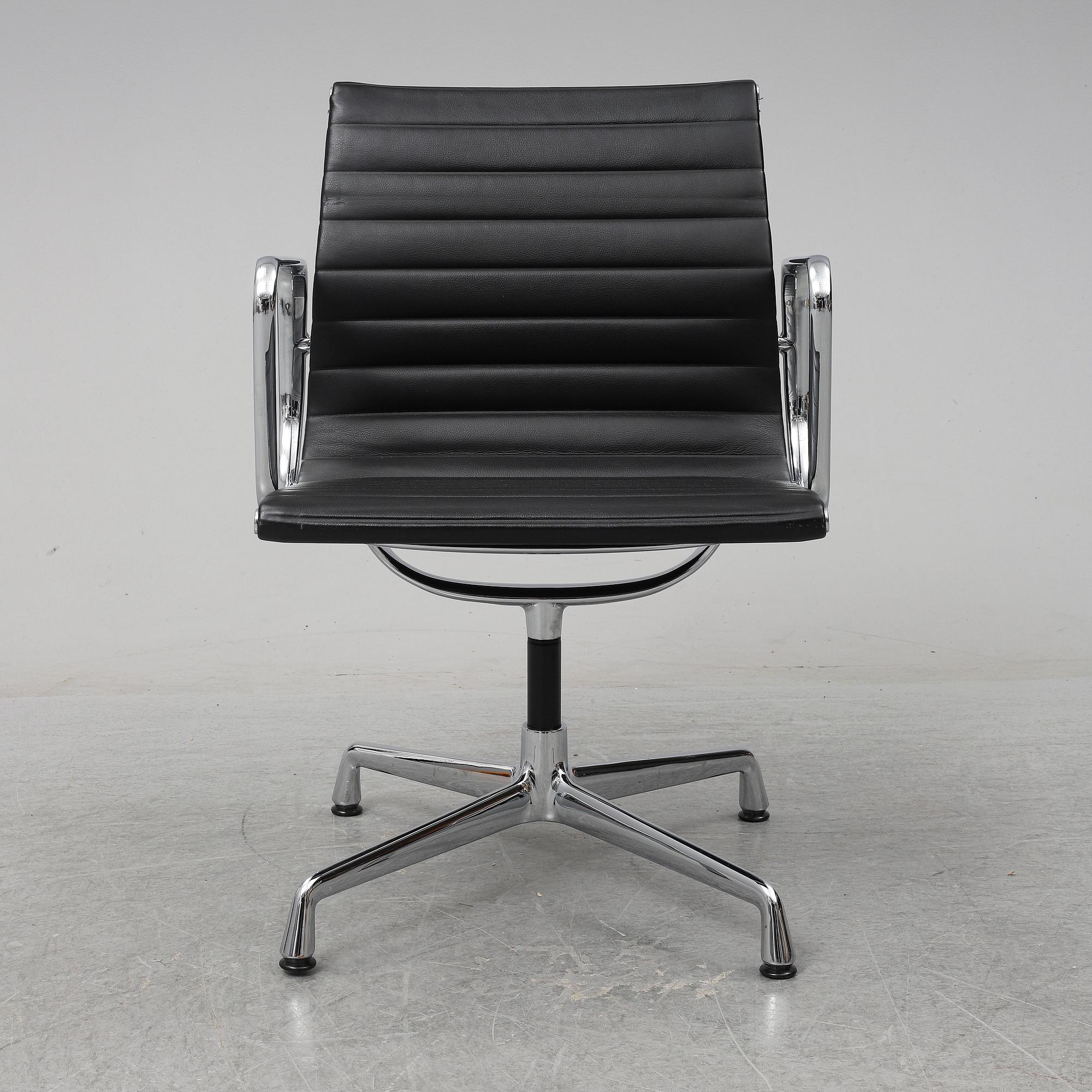 CHARLES AND RAY EAMES, an 'EA 107' desk chair, Vitra, 2010.