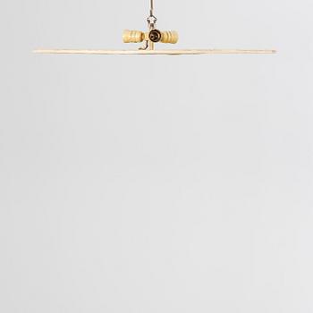 A 1950's "model 82" ceiling lamp by Hans Bergström for Ateljé Lyktan Sweden.