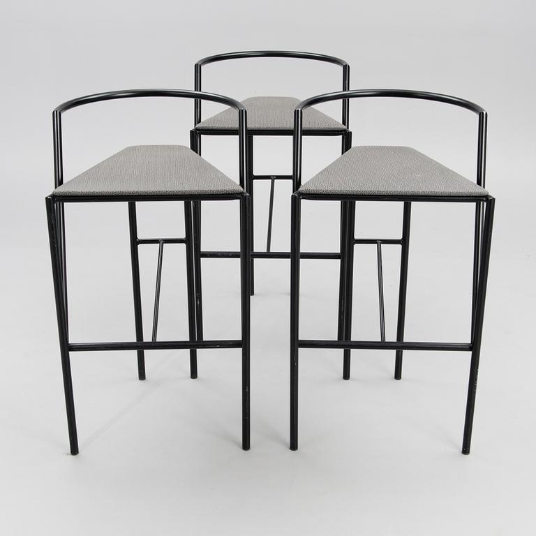 JOUKO JÄRVISALO, barstolar, 3 st, "Soda", Inno Interior. 1988.