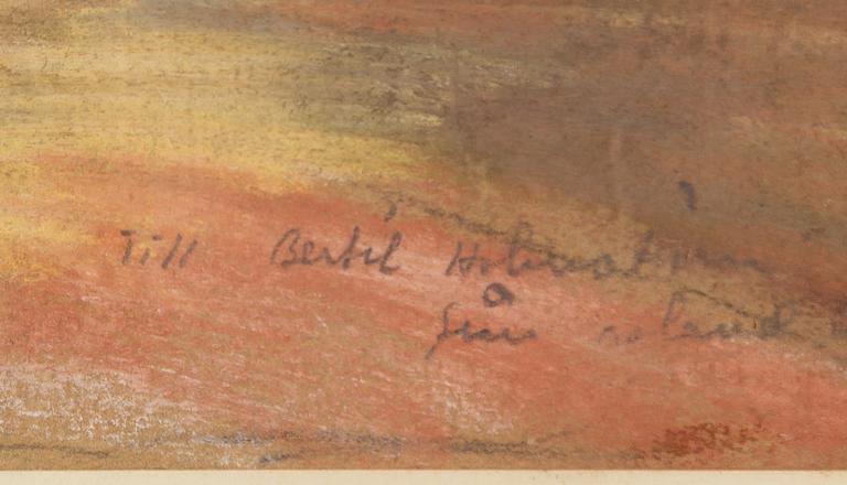 Roland Svensson, Rowboat by the cliff.