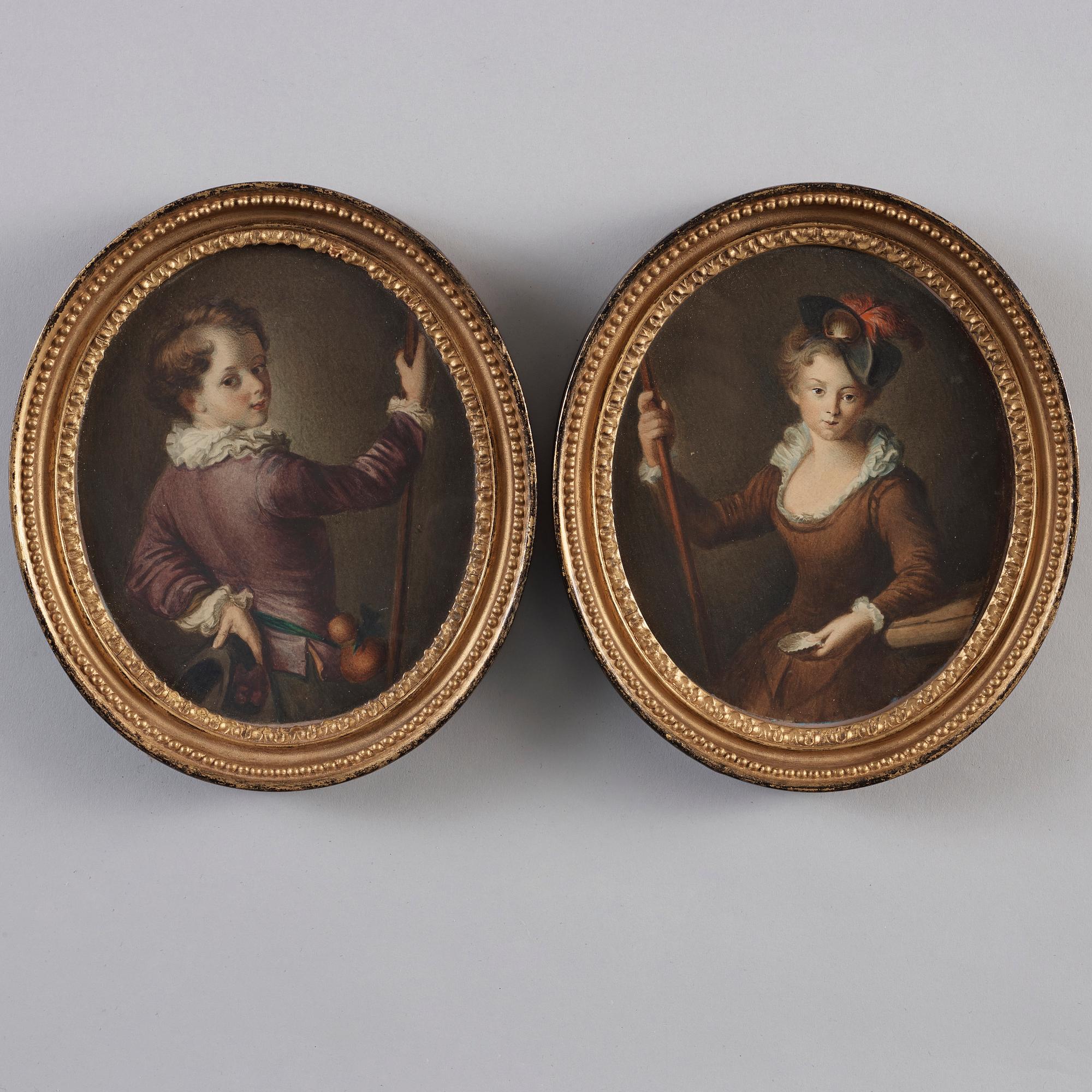 WILLIAM HIPPON GADSBY, 2 st, tillskrivna, akvareller.