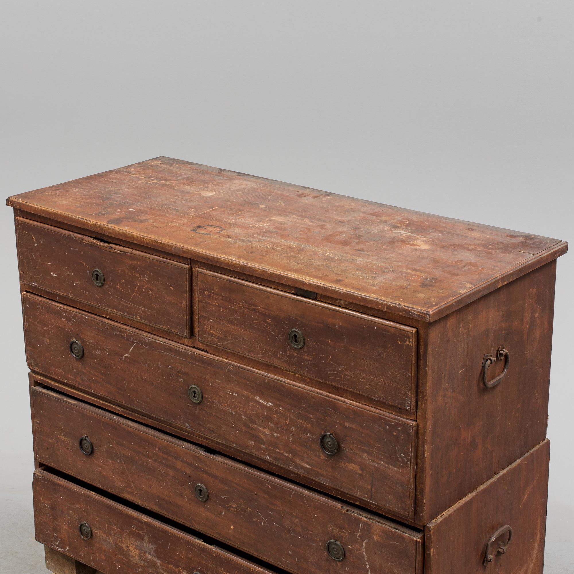 DRAGKISTA, gustavianskt provinsarbete, omkring 1800.