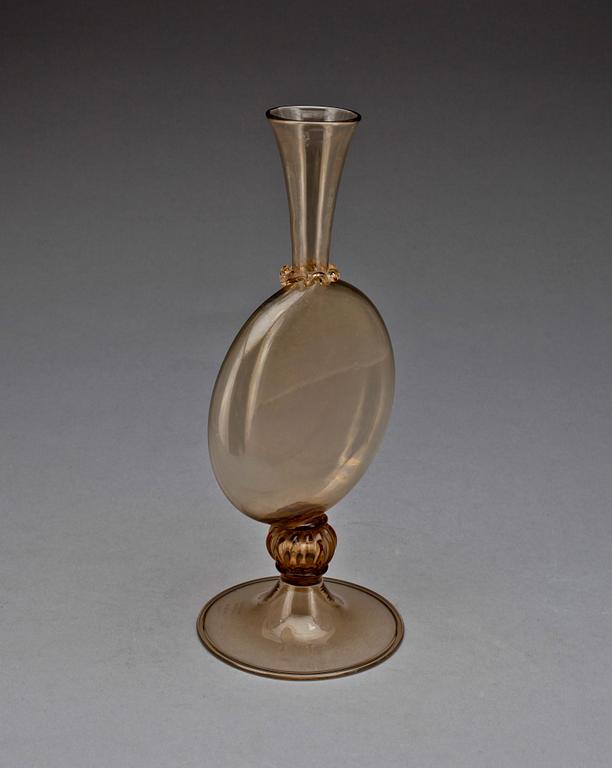 VAS, glas, Venini Murano, sign, 1900-talets andra hälft.