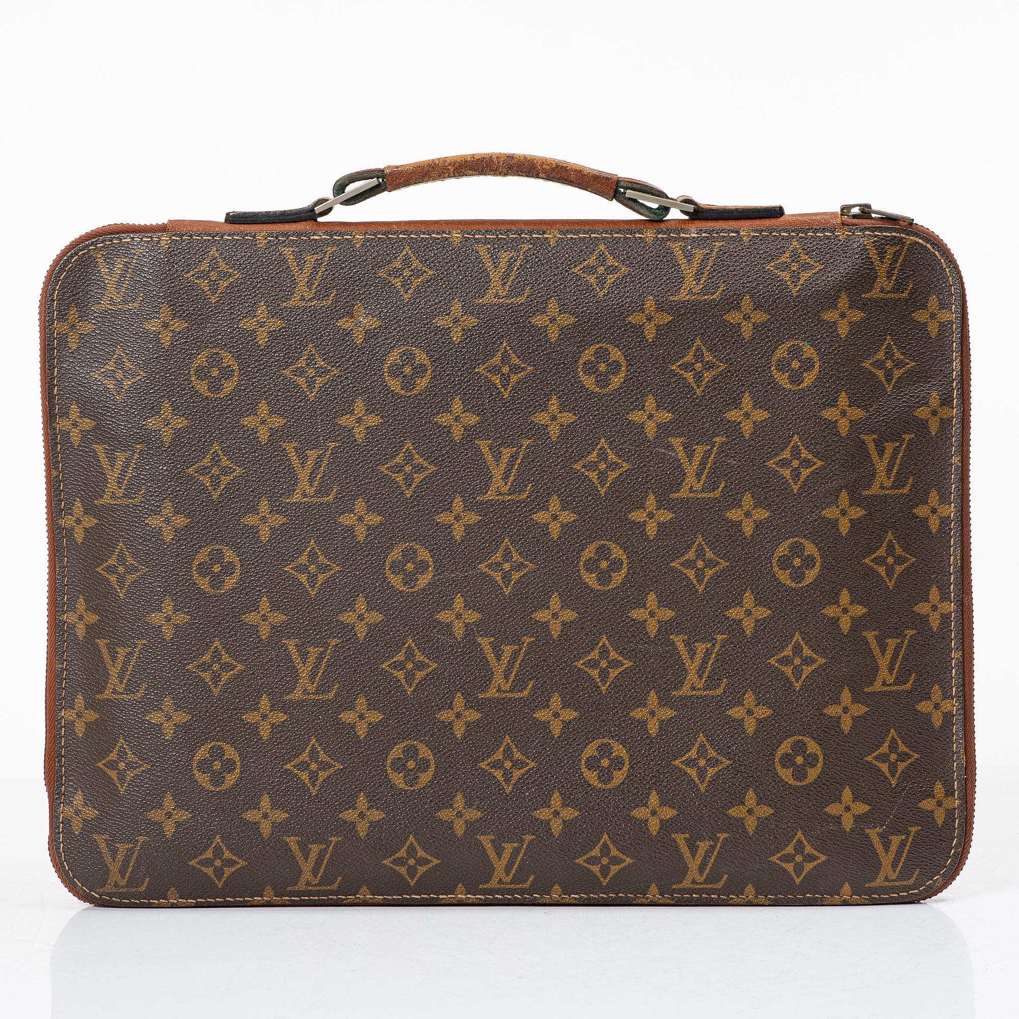 Louis Vuitton, Document portfolio, vintage, 1970s.