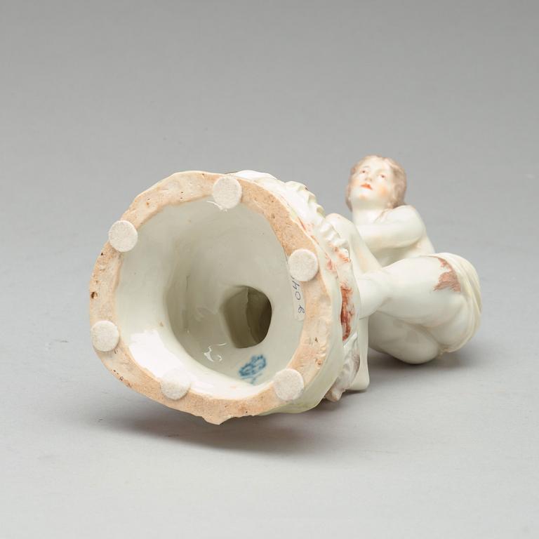 A Ludwigsburg porcelain figure, Germany, 18th Century.