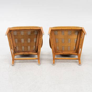 A set of eight 'Bangkok' armchairs, Westbergs Möbler, Tranås, 1940's/50's.