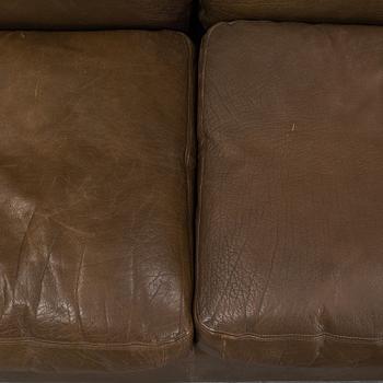 A leather sofa Georg Thams, Vejen Polstermøbelfabrik, Denmark, 1960's.