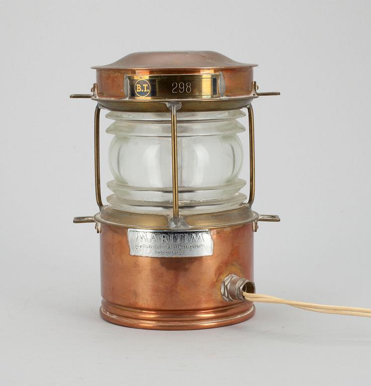 FARTYGSLYKTA, Maritim Helsingfors och STRÅLKASTARE, 1900-tal.