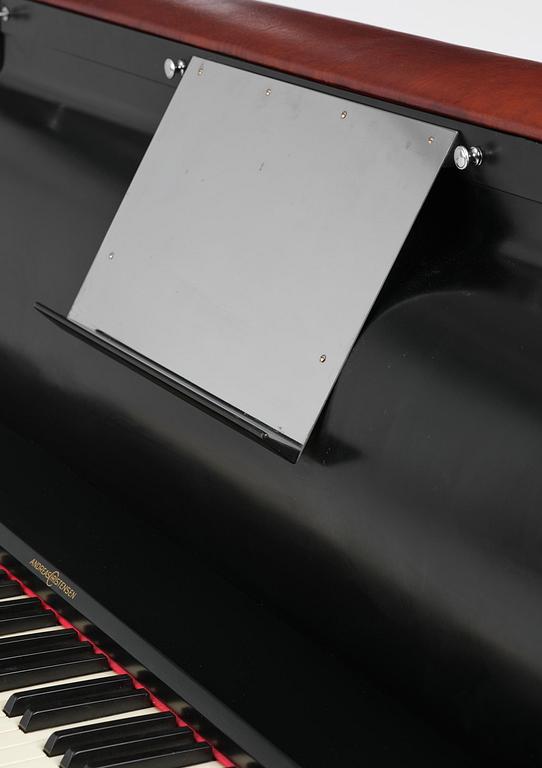 Poul Henningsen, a "PH Upright Piano", executed by Andreas Christensen, Denmark, 1940s.